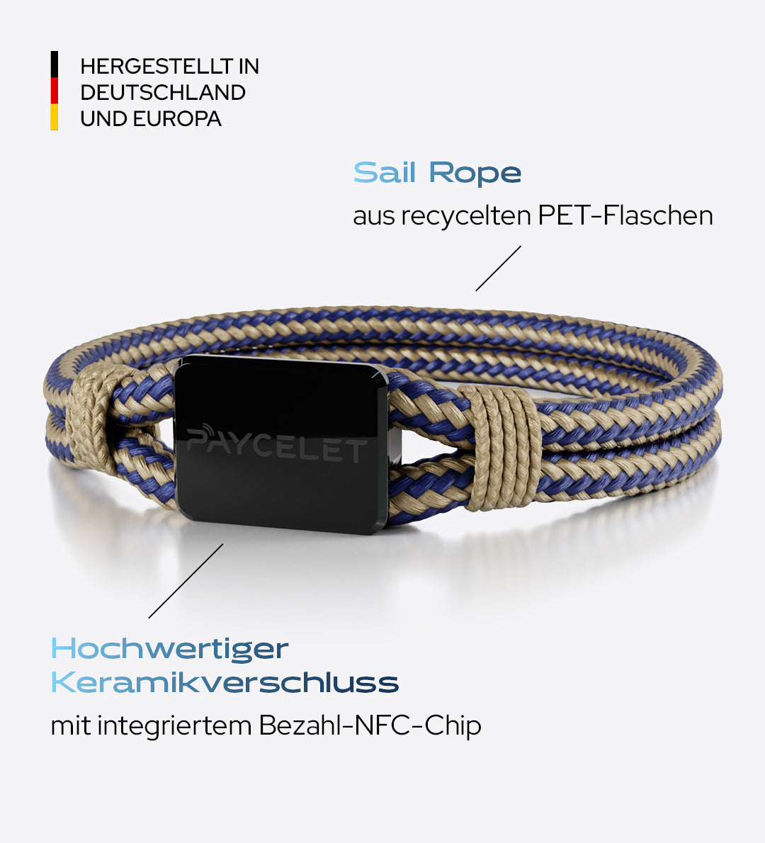 PAYCELET ONE - Onyx Black - Sail Rope - Set