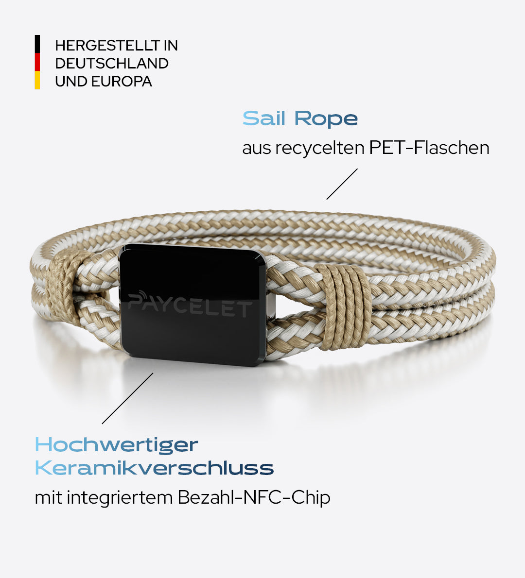 PAYCELET ONE - Onyx Black - Sail Rope - Set