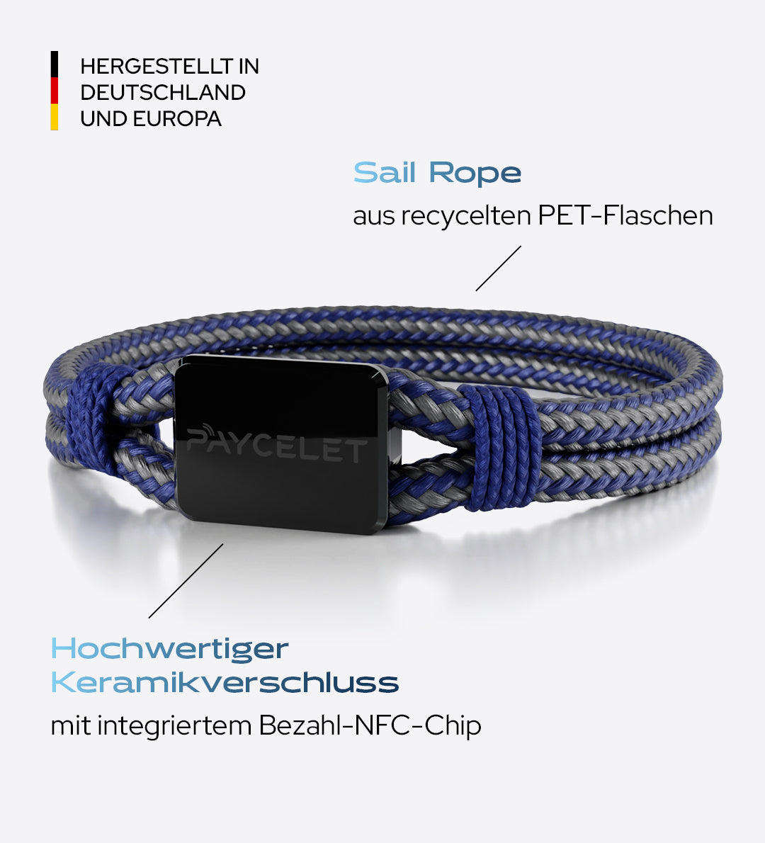 PAYCELET ONE - Onyx Black - Sail Rope - Set
