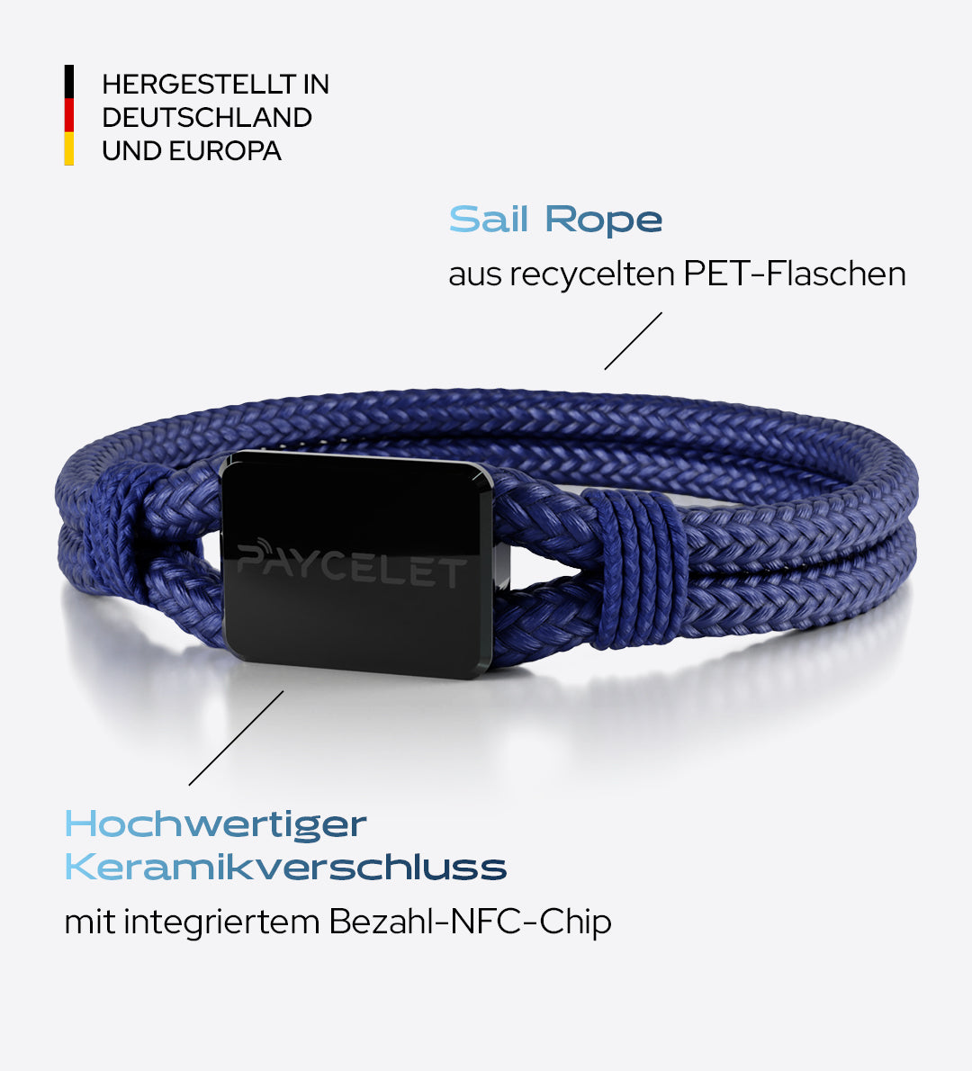PAYCELET ONE - Onyx Black - Sail Rope - Set