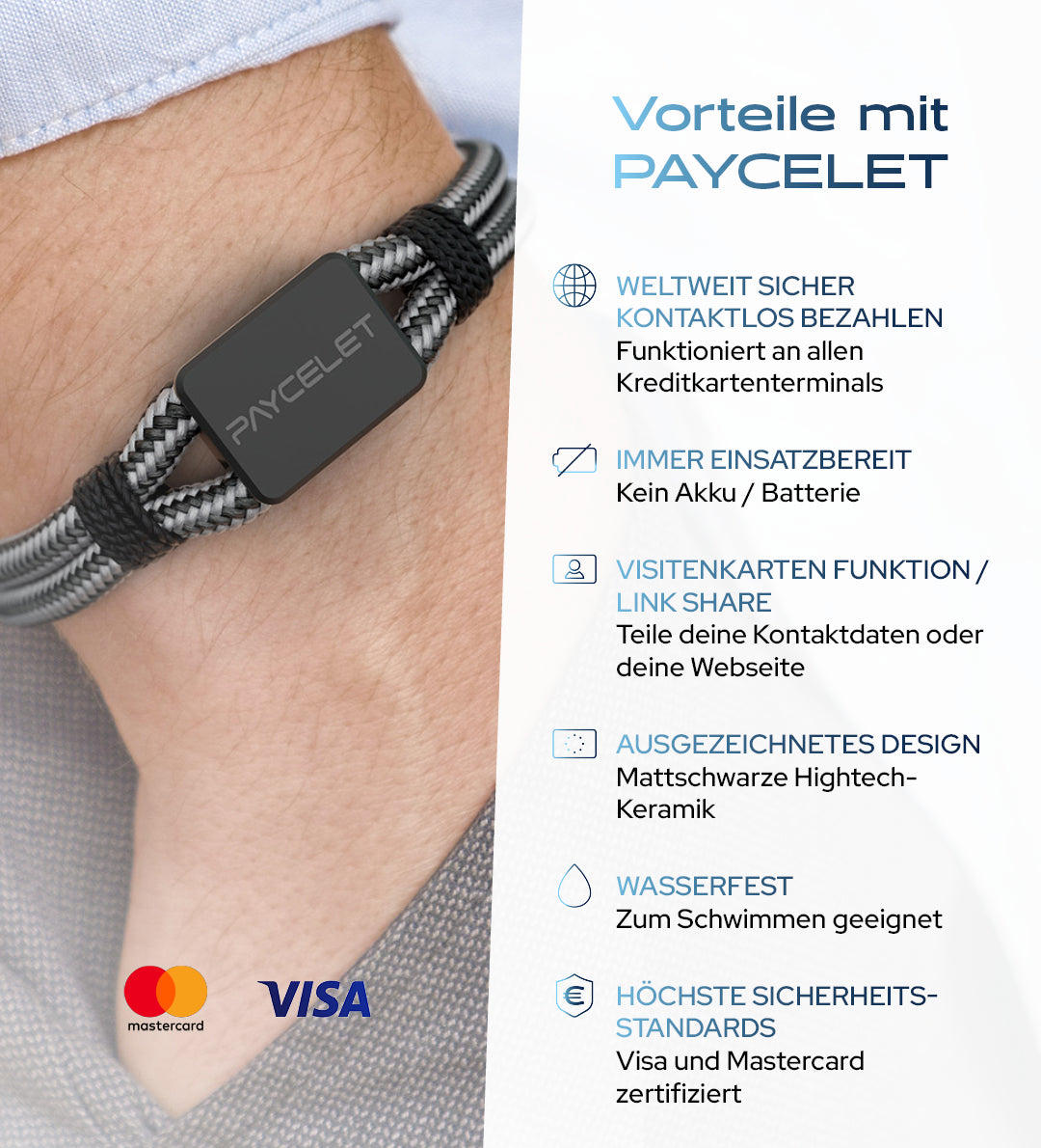 PAYCELET ONE - Stealth Black - Sail Rope - Set