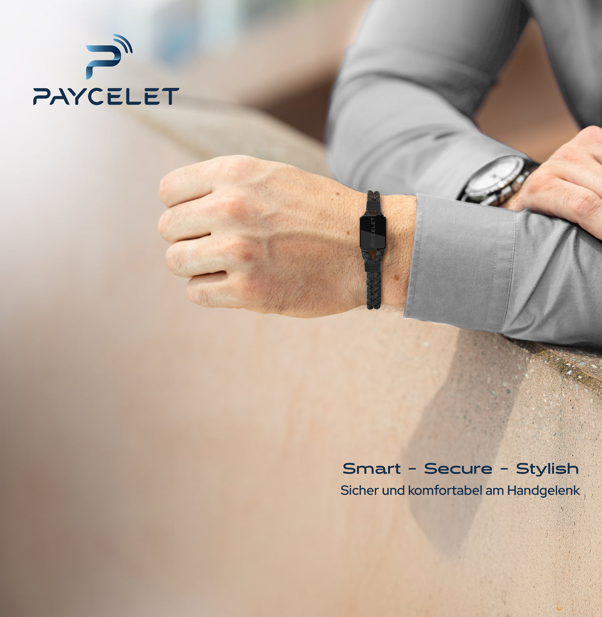 PAYCELET ONE - Onyx Black - Lederarmband - Set