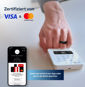 PAYCELET Bezahlring - Onyx Black