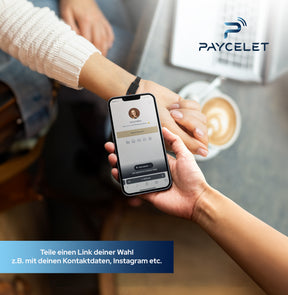 PAYCELET ONE - Stealth Black - Lederarmband - Set
