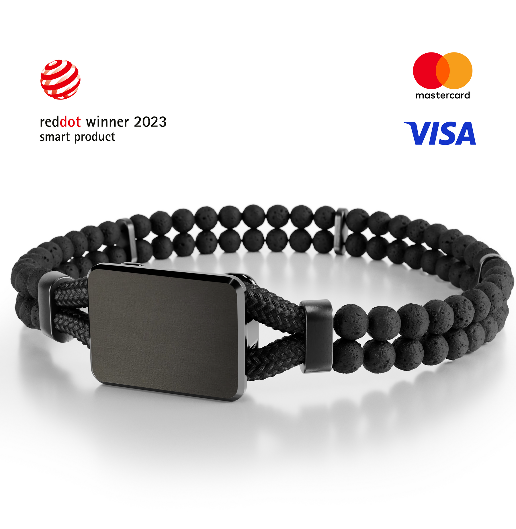 PAYCELET ONE - Orbit Black - Perlenarmband - Set