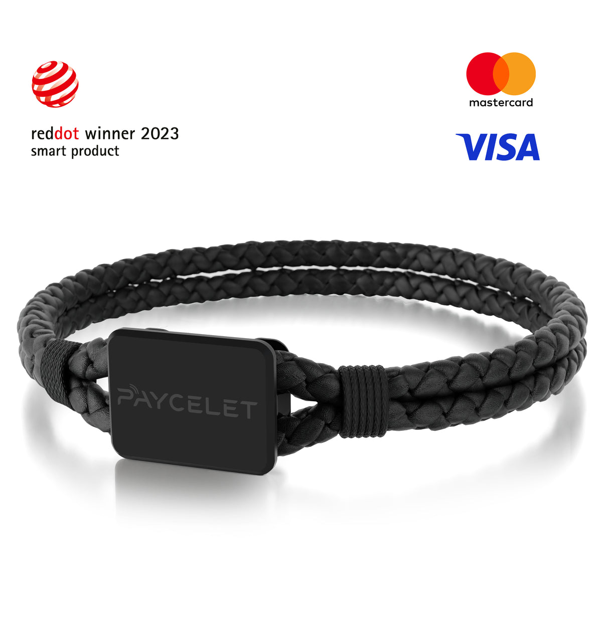 PAYCELET ONE - Stealth Black - Lederarmband - Set